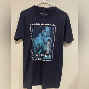 Ripple Junction FRIENDS Black Graphic Tee